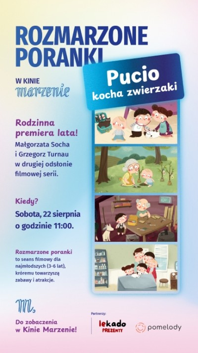 Rozmarzone poranki - "Pucio kocha zwierzaki"