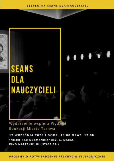 Bezpłatny seans dla nauczycieli