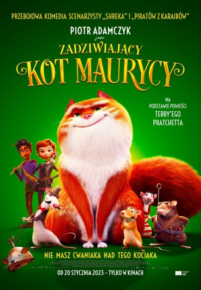 Plakat: Zadziwiający kot Maurycy