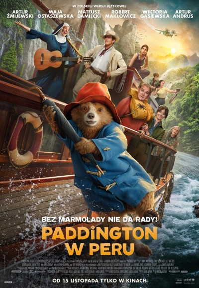 Plakat: Paddington w Peru