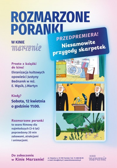 Plakat: ROZMARZONE PORANKI - NIESAMOWITE PRZYGODY SKARPETEK