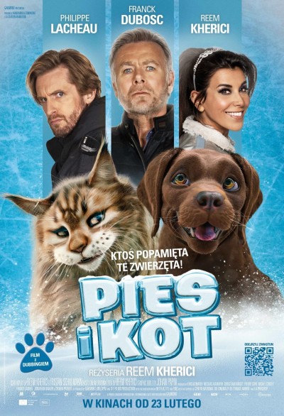 Plakat: Pies i kot