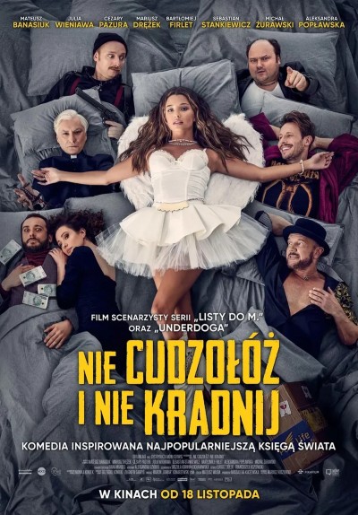 Plakat: Nie cudzołóż i nie kradnij