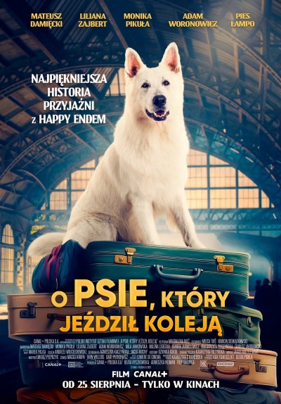 Plakat: O psie, który jeździł koleją
