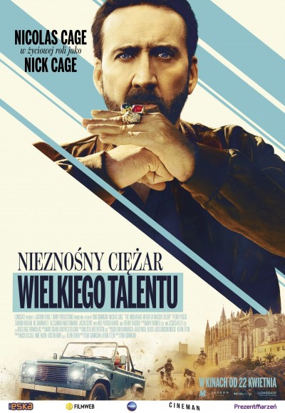 Plakat: Nieznośny ciężar wielkiego talentu