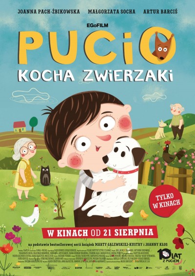 Plakat: Pucio kocha zwierzaki