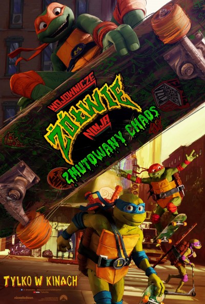 Plakat: Wojownicze Żółwie Ninja: zmutowany chaos