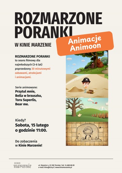 Plakat: Rozmarzone poranki: Animacje Animoon