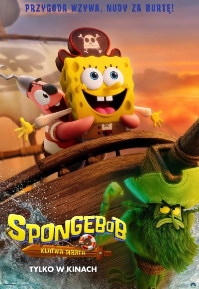 Plakat: SpongeBob: Klątwa pirata