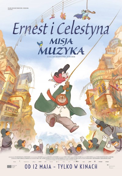 Plakat: Ernest i Celestyna: Misja muzyka