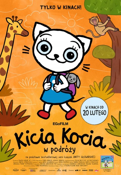 Plakat: Kicia Kocia w podróży