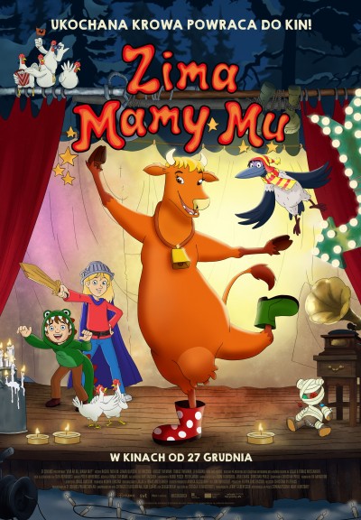 Plakat: Zima Mamy Mu