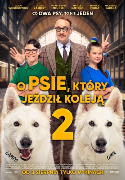 Plakat: O psie, który jeździł koleją 2