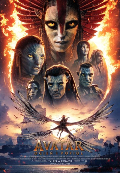 Plakat: Avatar: Ogień i popiół