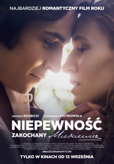 Plakat: Niepewność. Zakochany Mickiewicz
