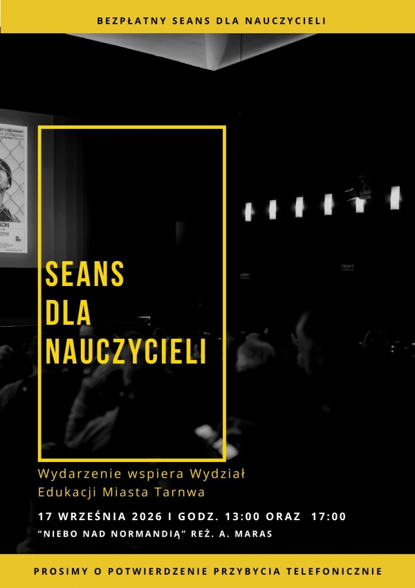 Bezpłatny seans dla nauczycieli