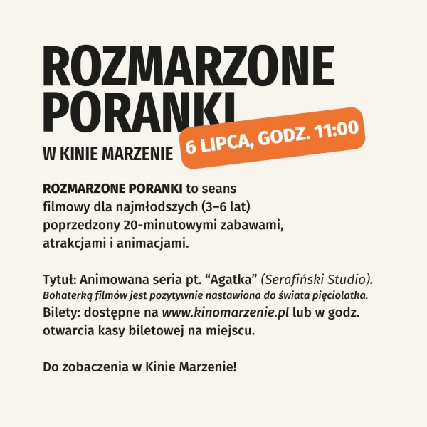 Rozmarzone poranki - Agatka