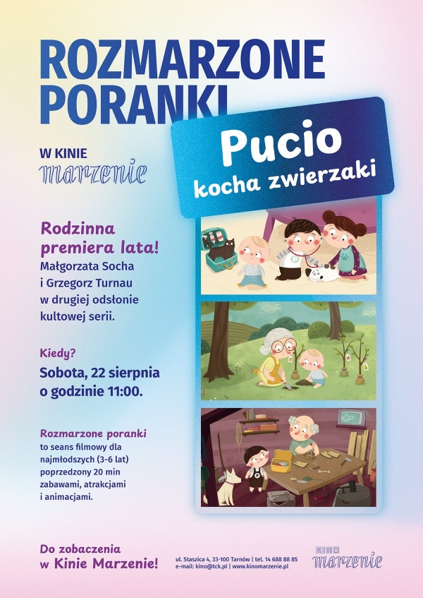 Rozmarzone poranki: Pucio kocha zwierzaki