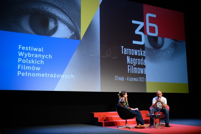 36. TNF (dzień 5.) - Spotkanie z Bartoszem Blaschke - reżyserem filmu "Sonata". Prowadzenie - Katarzyna Borowiecka.
