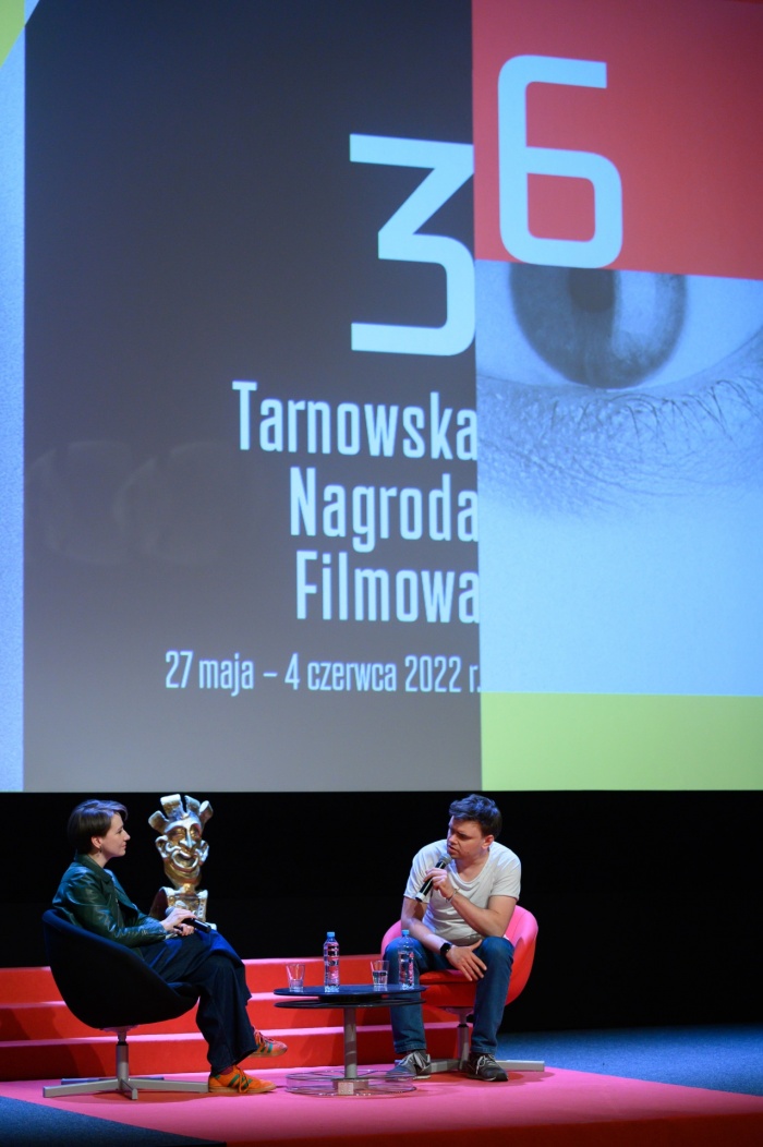 36. TNF (dzień 6.) - Spotkanie z twórcą filmu "Żeby nie było śladów"Janem P. Matuszyńskim. Prowadzenie Katarzyna Borowiecka.